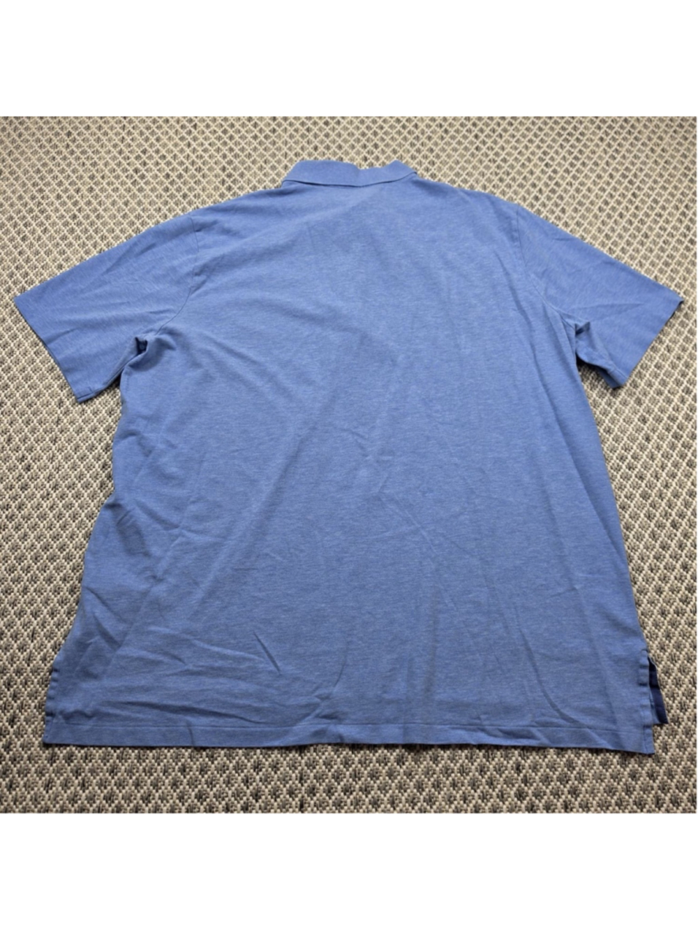 Polo Golf Ralph Lauren Blue Heather Polo Shirt Men’s XXL Pony Logo Stretch - Picture 3 of 9